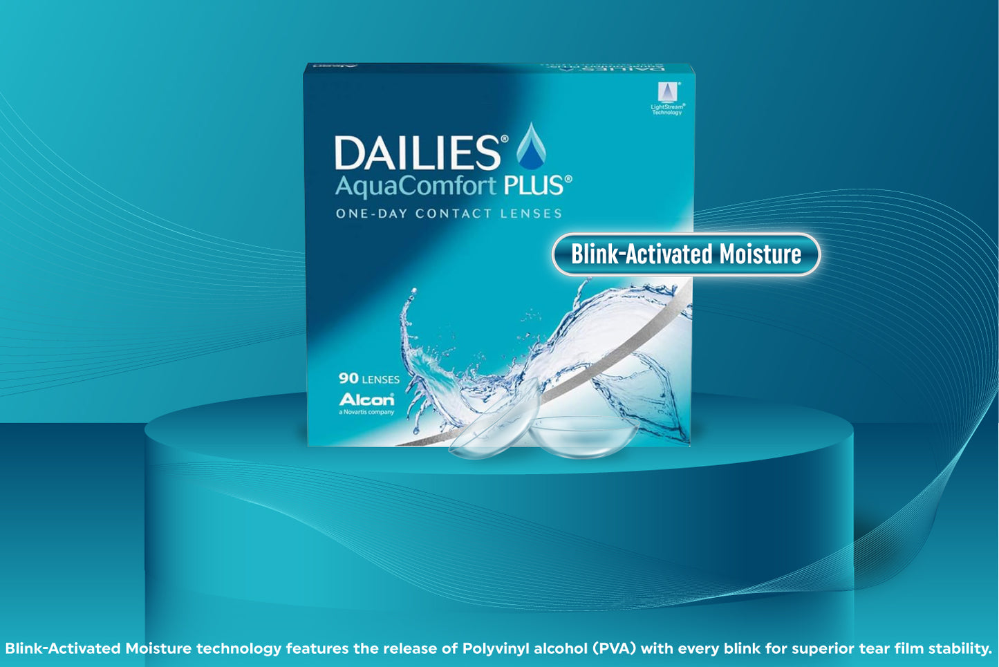 Dailies® AquaComfort PLUS® 1-Day (90 Lenses) Buy 3 Get 1 FREE!