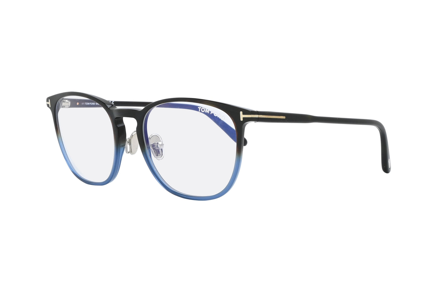 TOM FORD TF5700-B Charcoal Blue Mix - 055 Eyeglasses
