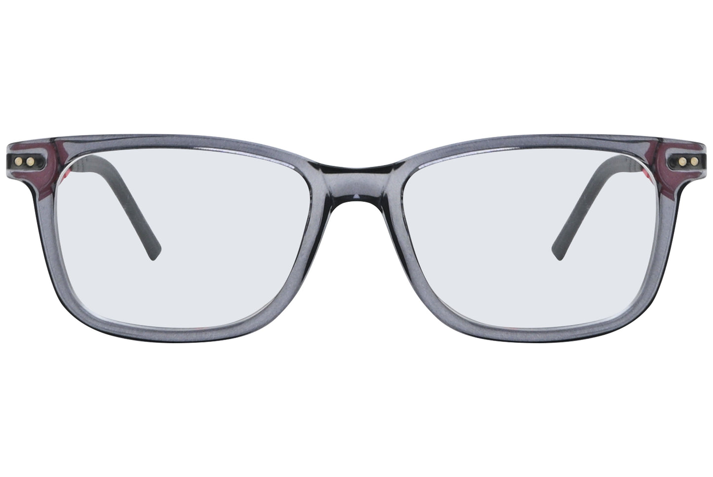 Close-up of LOOK Eyeglasses 5401 – front rectangular frame in W4, highlighting lens and bridge detail