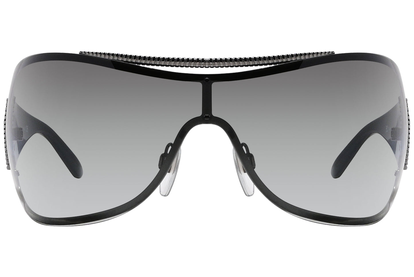 Bvlgari Wrap around Black Sunglasses Model: 6011-103/8G Front View