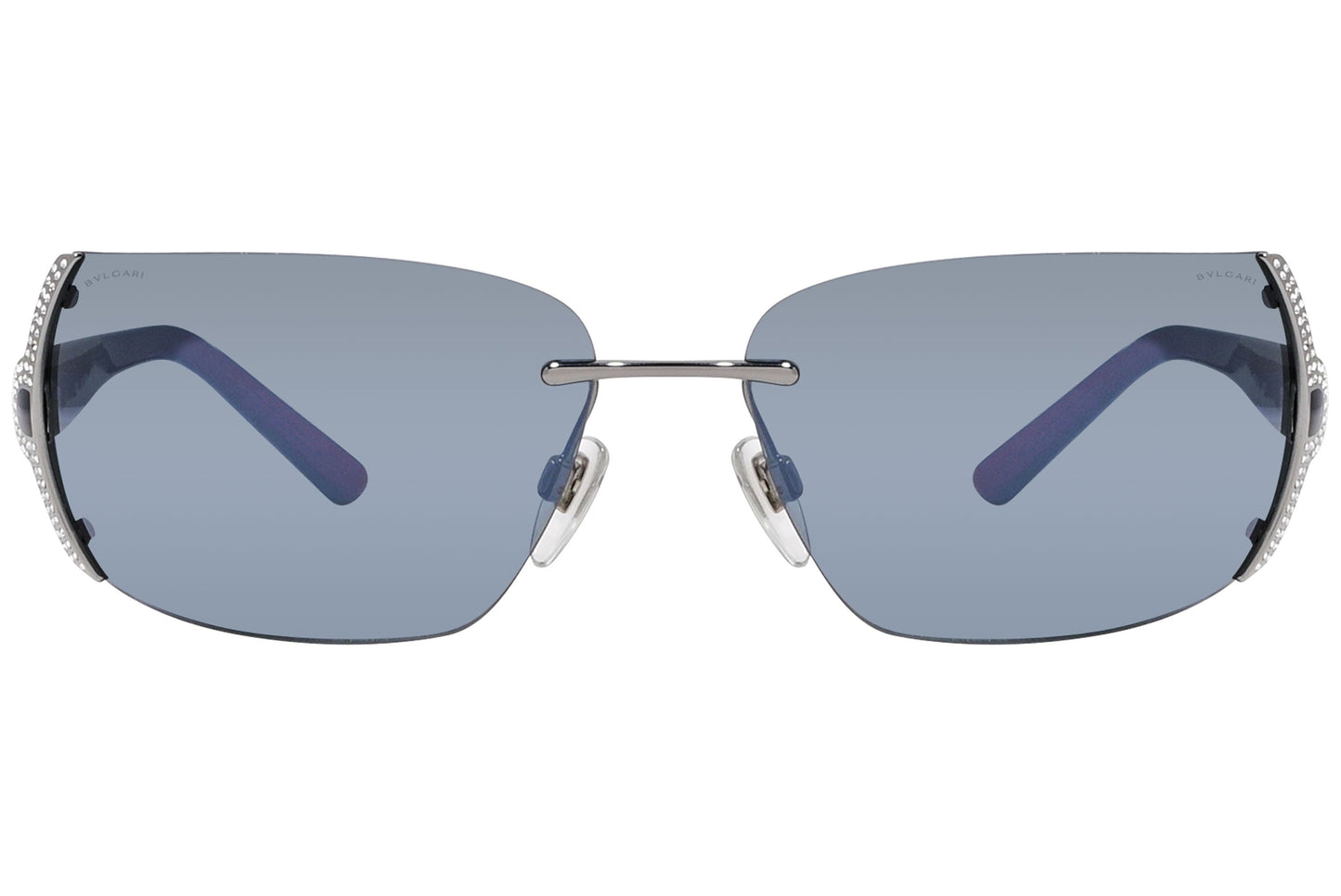 Bvlgari Wrap around Brown Sunglasses Model: 649-B-103/7X Front View