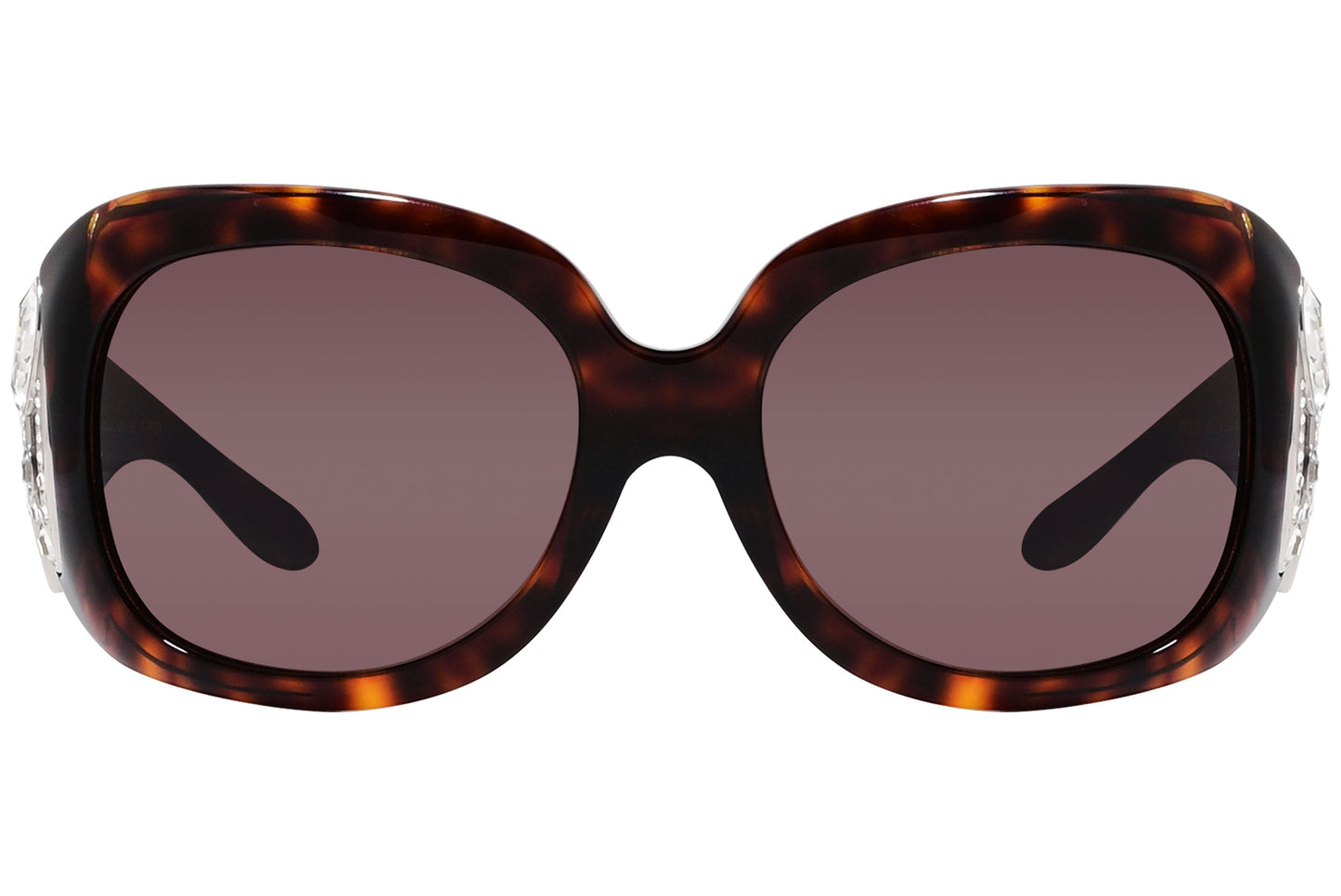 Bvlgari Aviator Black Sunglasses Model: 8016-B-851/73 Front View