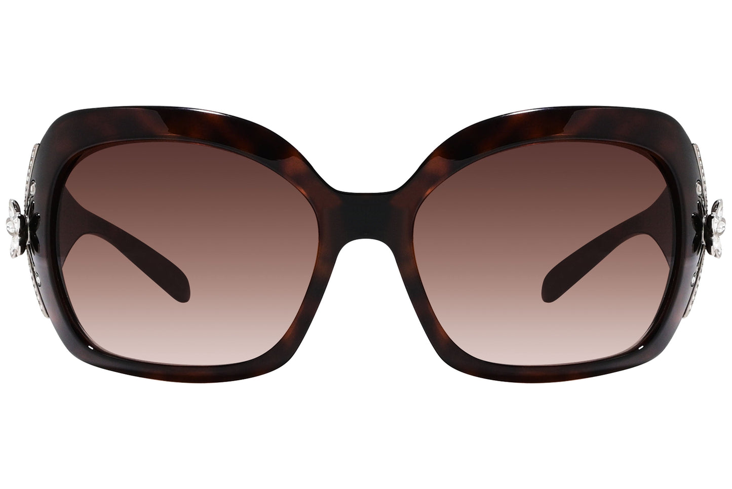 Bvlgari Wrap around Tortoise Sunglasses Model: 8031-B-967/13 Front View