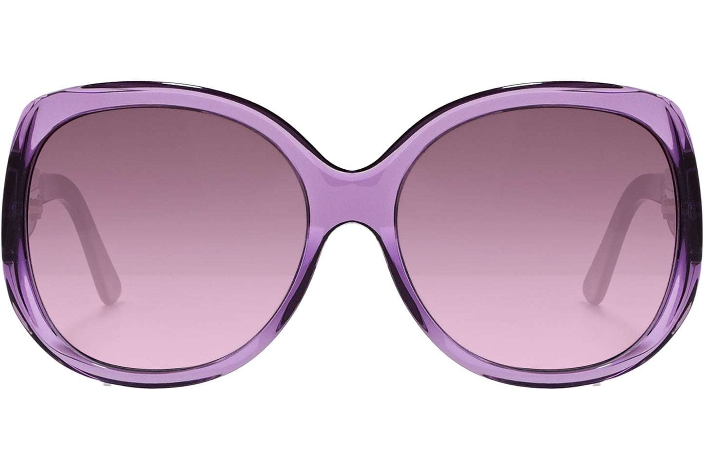 Bvlgari Aviator Purple Sunglasses Model: 8045-B-5110/8H Front View