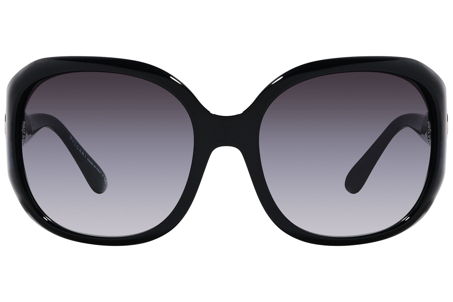 Bvlgari Aviator Black Sunglasses Model: 8056-B-501/3C Front View