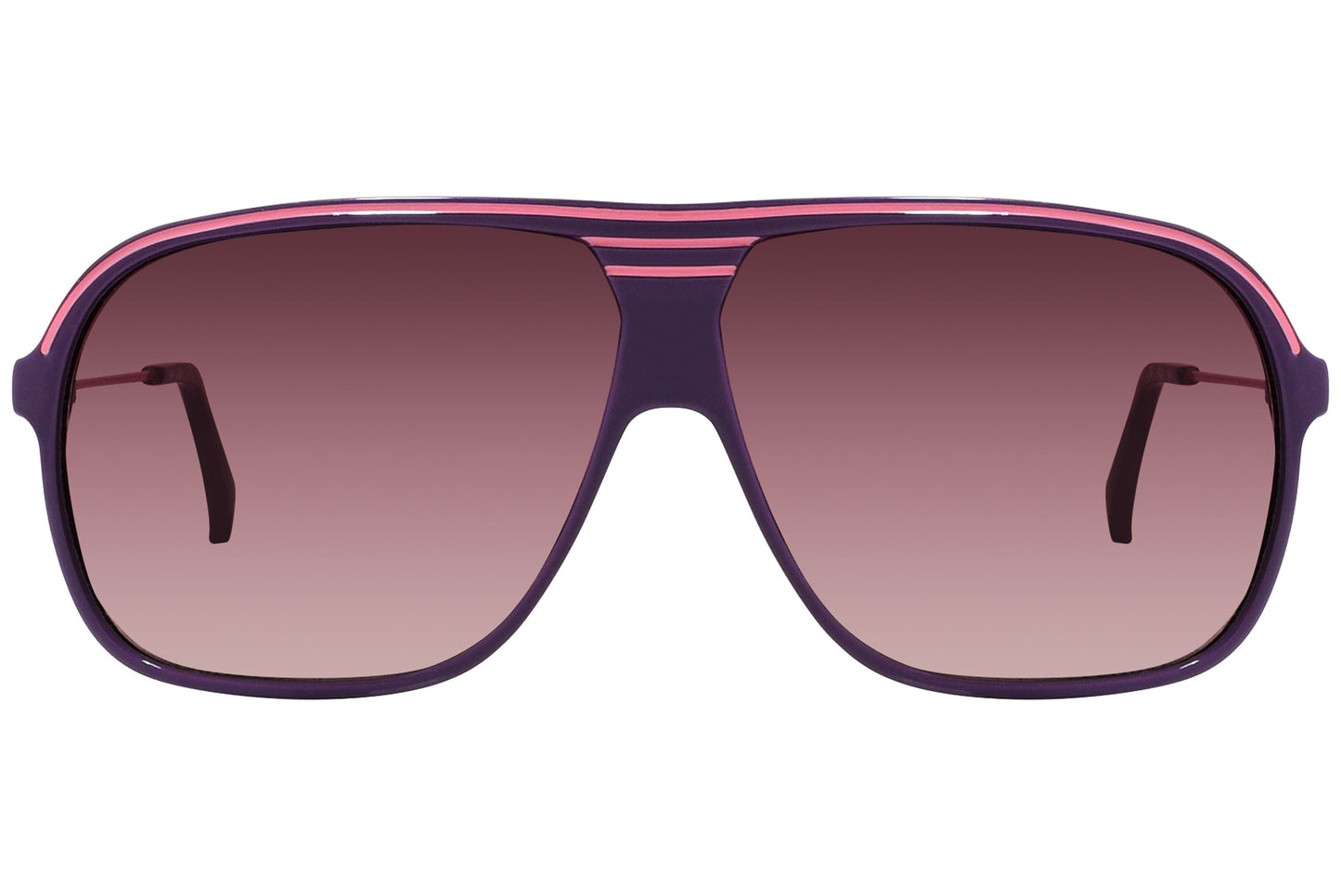 Calvin Klein Jeans Rectangle Purple Sunglasses Model: CKJ410S-500 front View