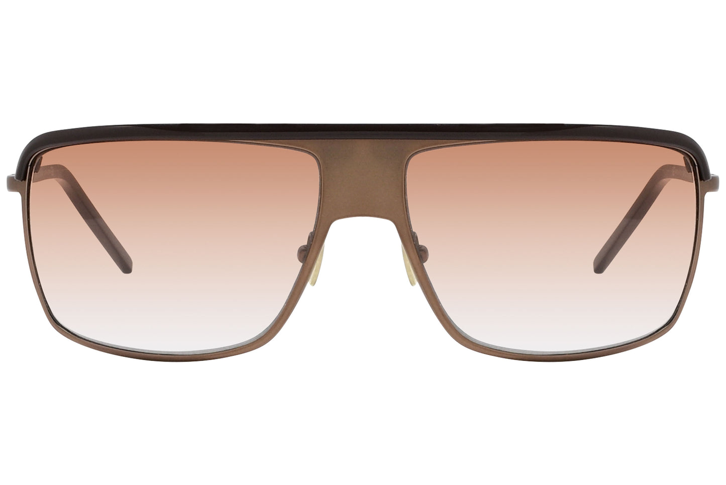 Close-up of Dior DIOR0072-S-AWZDD bronze shield sunglasses – oversized unisex eyewear