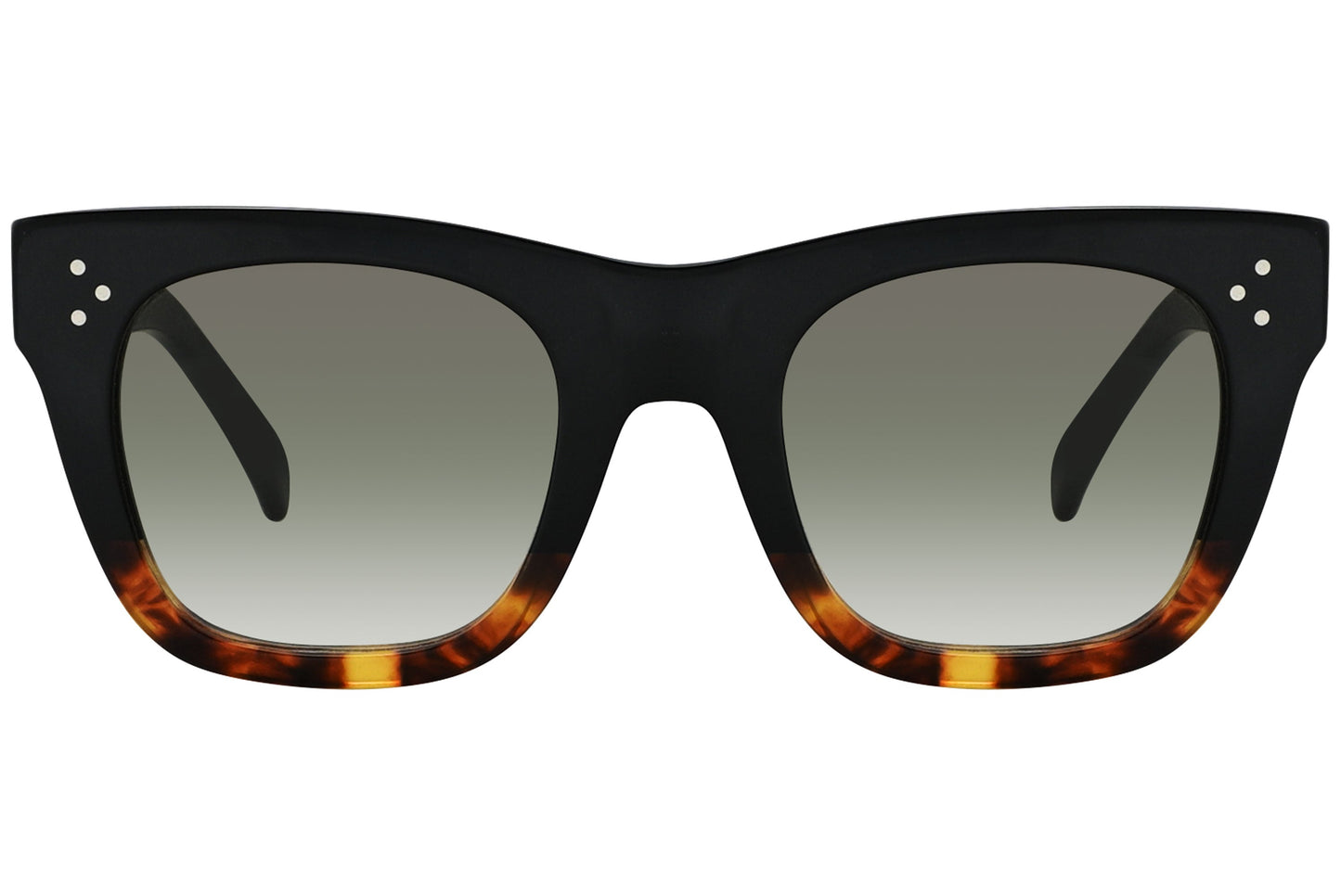 Celine Wayfare Black with Tortoise Sunglasses Model: CL41089/S-FU5Z3 front View