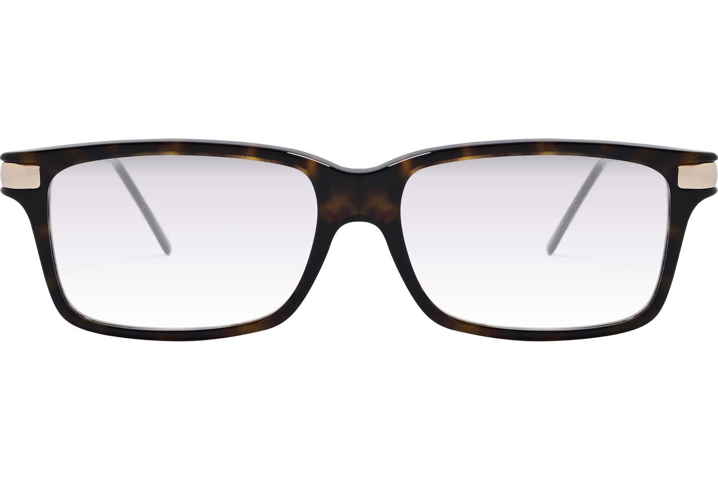 Cellini Wayfarer Tortoise Eyeglasses Frame Viewed From Front Angle.