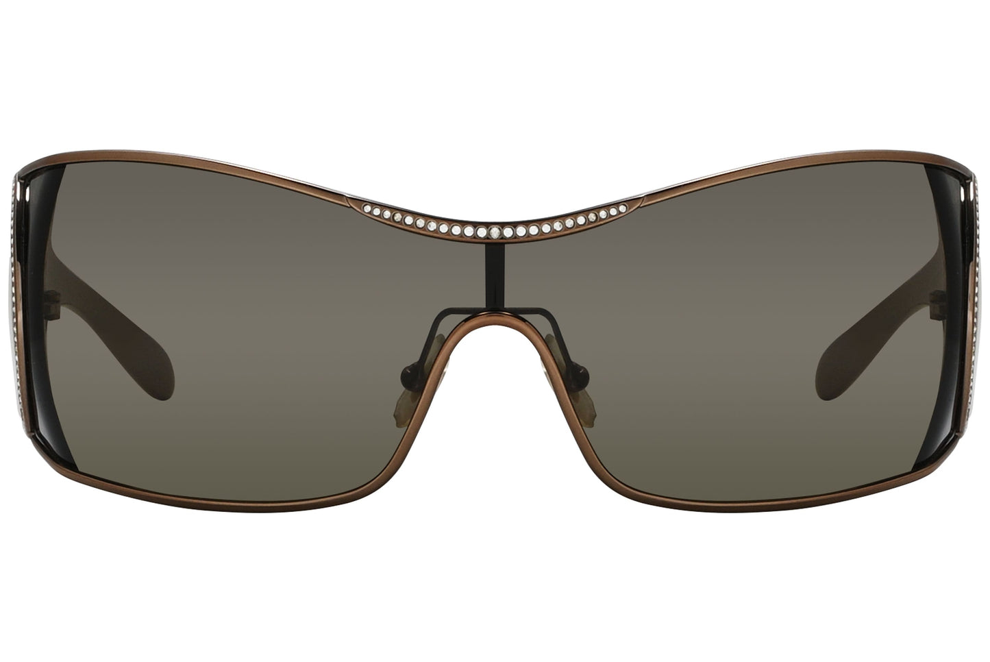 Chopard Wrap Around Bronze Sunglasses Model: SCH638S-0R80 Front View