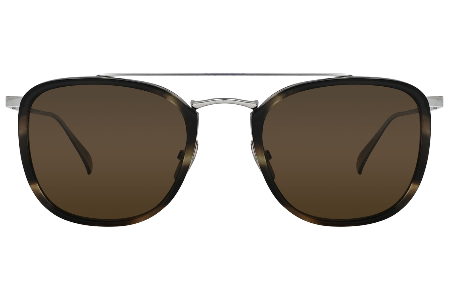 Chopard Aviator Tortoise and Silver Sunglasses Model: SCHD60-7HLP-POL Front View