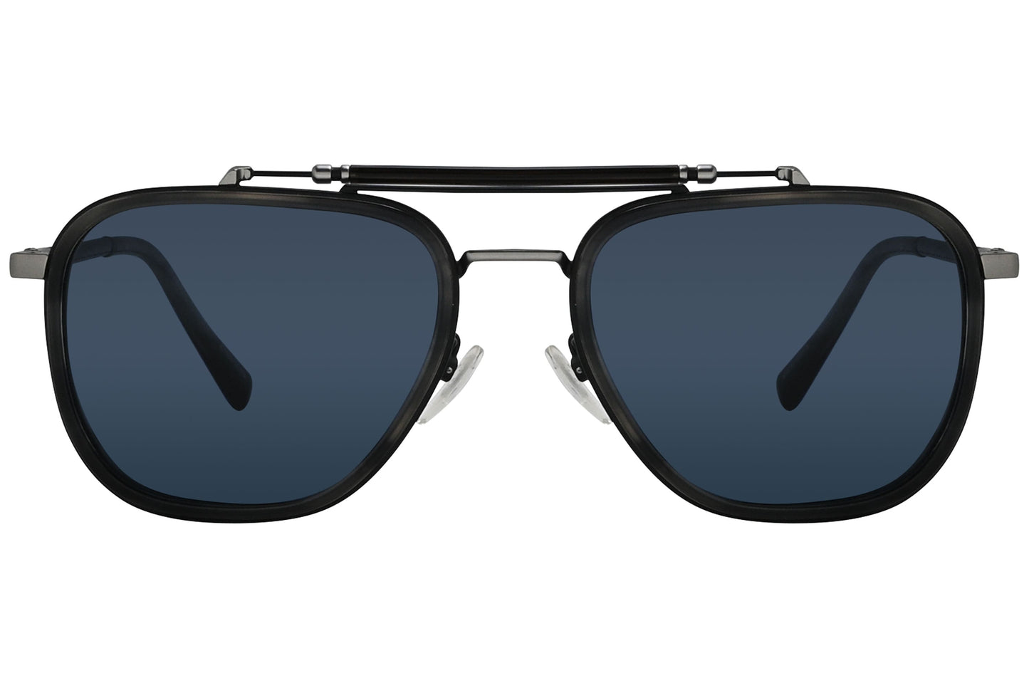 Chopard Aviator Black Sunglasses Model: SCHF25-3AMP Front View
