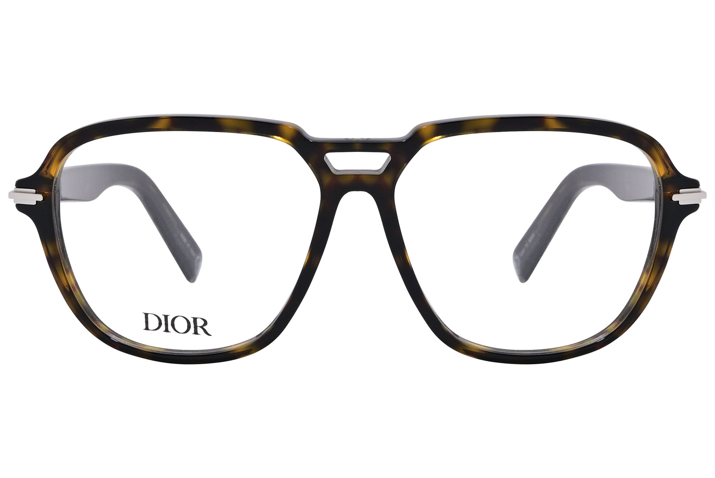 Close-up of Dior Black Suit O-A1-2000 – classic tortoise men’s eyeglasses