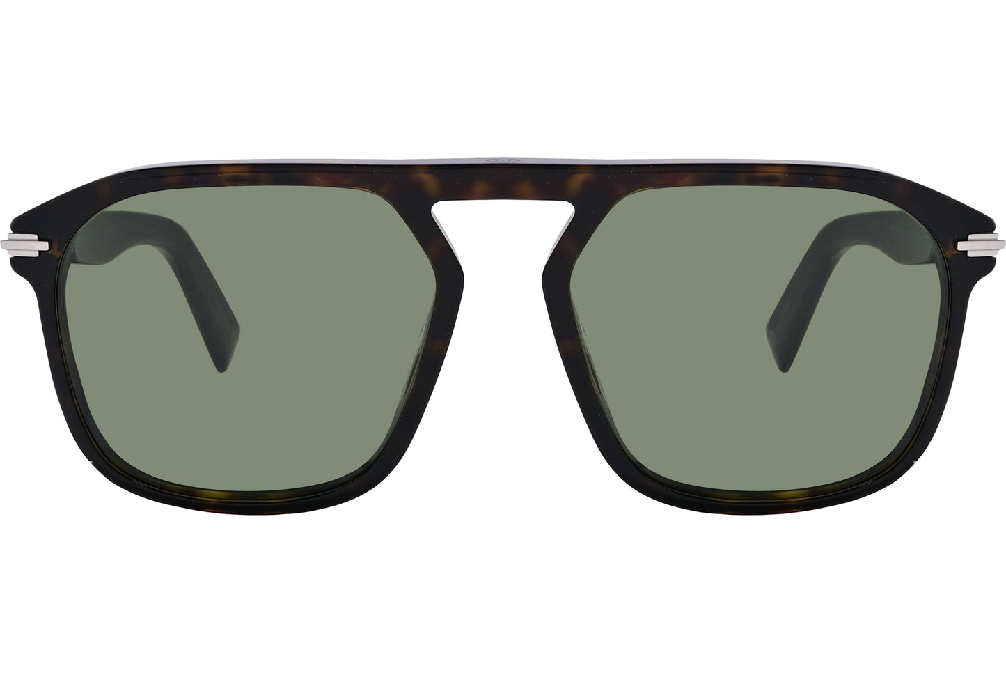 Side profile of Dior Black Suit eyeglasses green leopard frame for men, model diorblacksuit-s41-20c0