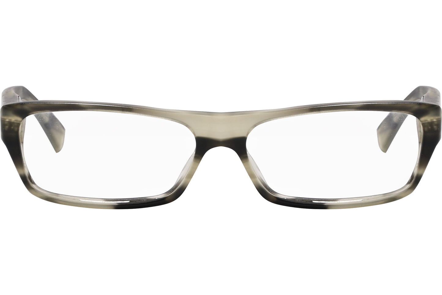 A pair of Giorgio Armani rectangle eyeglasses with black frame.