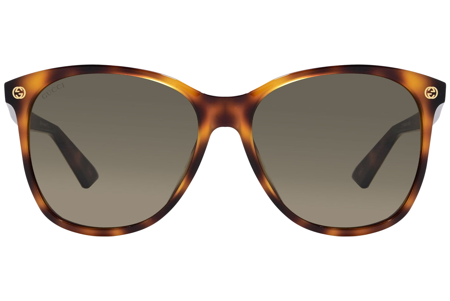 Gucci Wayfare Tortoise Sunglasses Model: GG0024/S-2 Front View