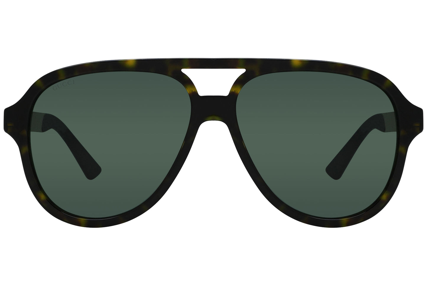 Gucci Aviator Green Sunglasses Model: GG0688S-3 Front View