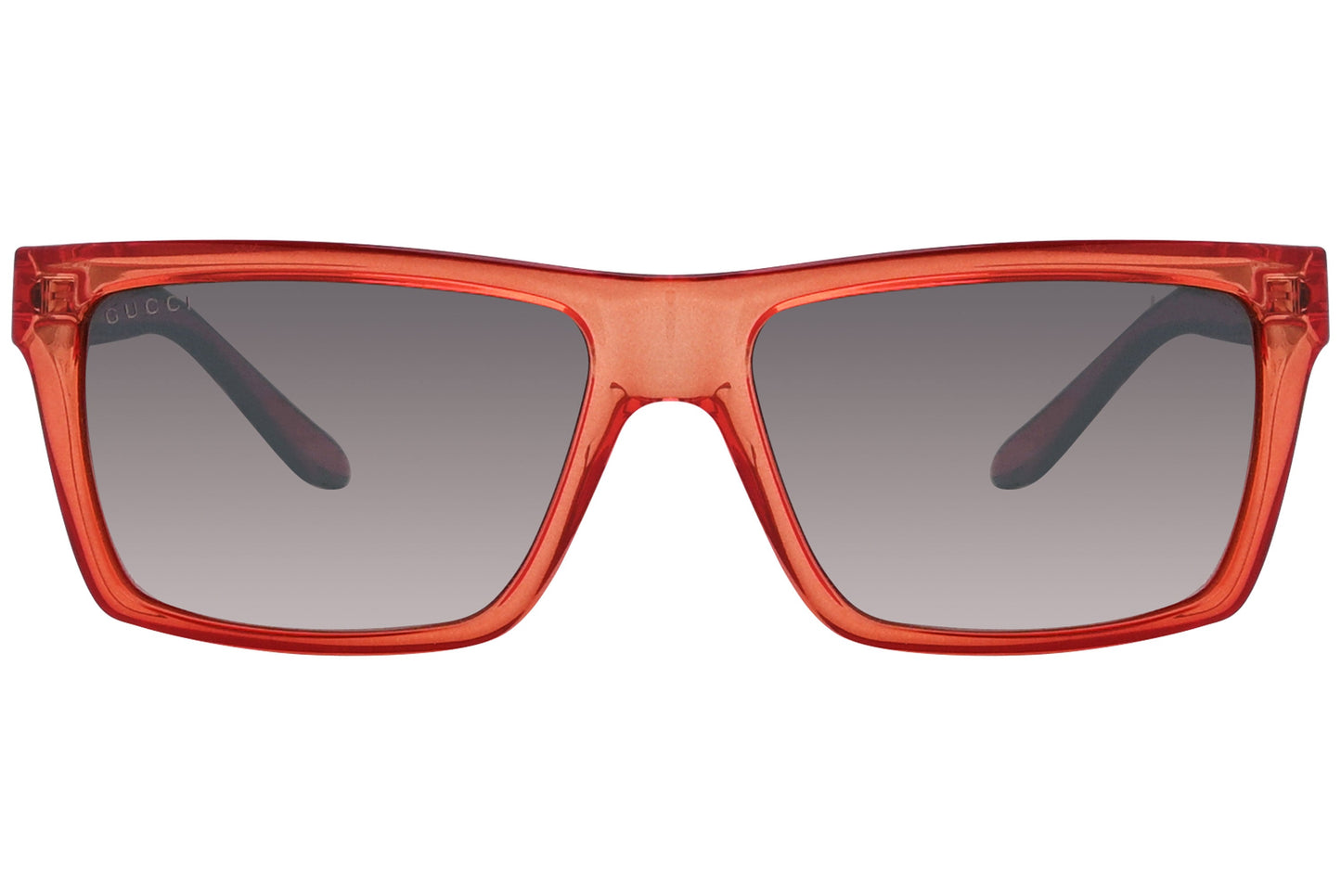Gucci Square Red with Green Sunglasses Model: GG1013/S-CLNNQ Front View