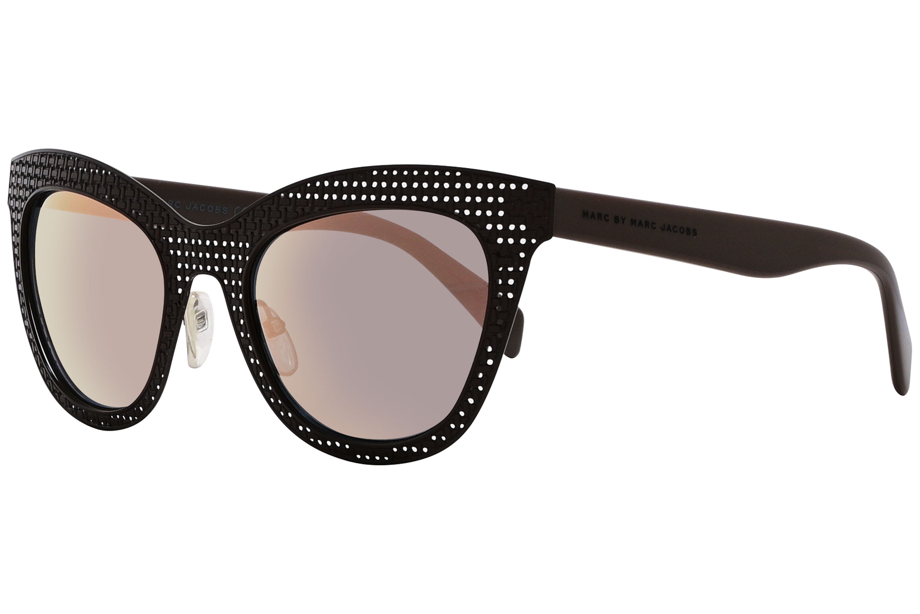 Marc By Marc Jacobs 435 Cat Eyes Sunglasses Gold And Black Amazon.com: Marc by Marc Jacobs Gafas de sol MMJ 435/S Cat  main image 4