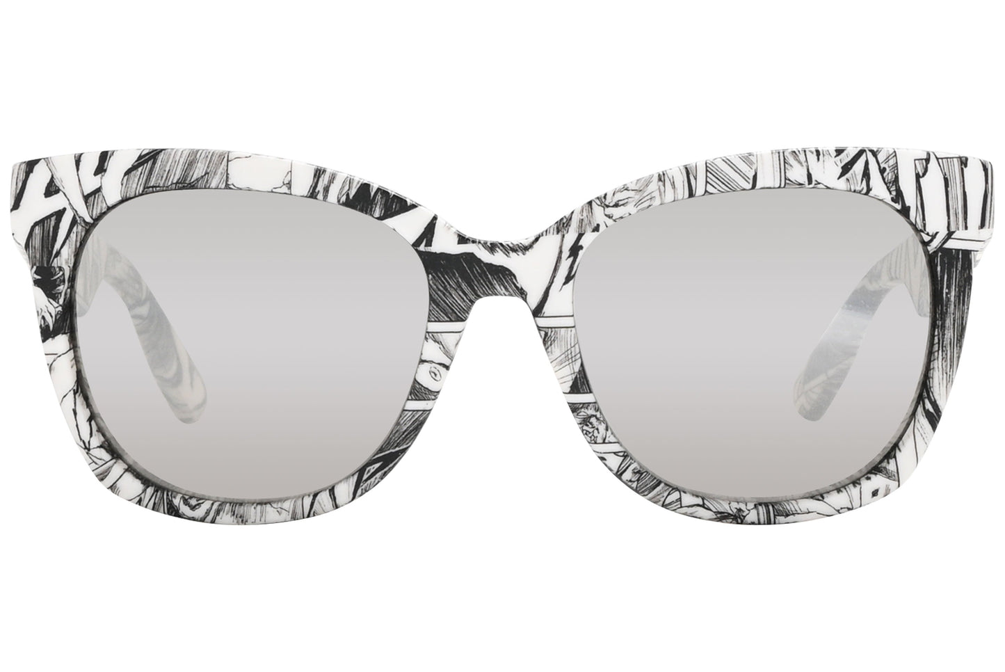 mcqueen oval tortoise eyeglasses frame viewed from a 90-degree angle.