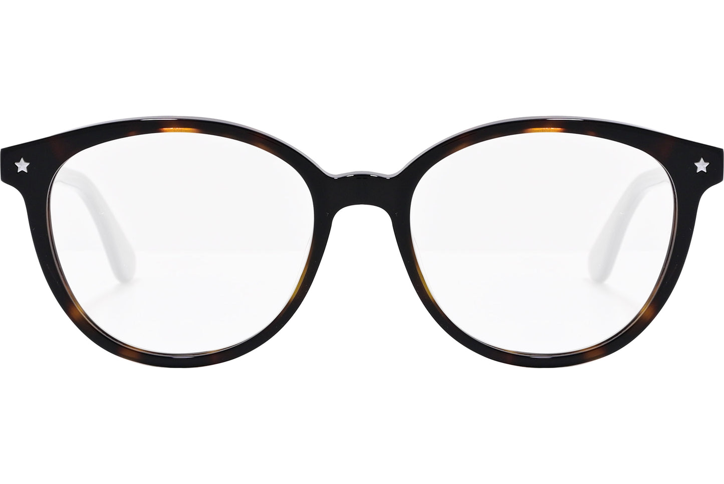 Close-up of Tommy Hilfiger TH1552-086 eyeglasses – tortoise oval frame detail