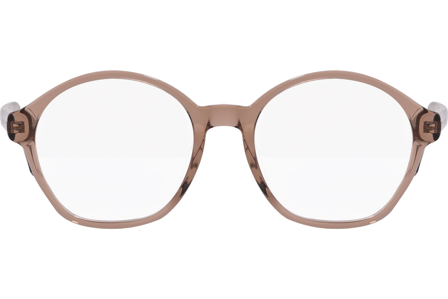 Close-up of Tommy Hilfiger TH1683-10A eyeglasses – brown oval frame for men