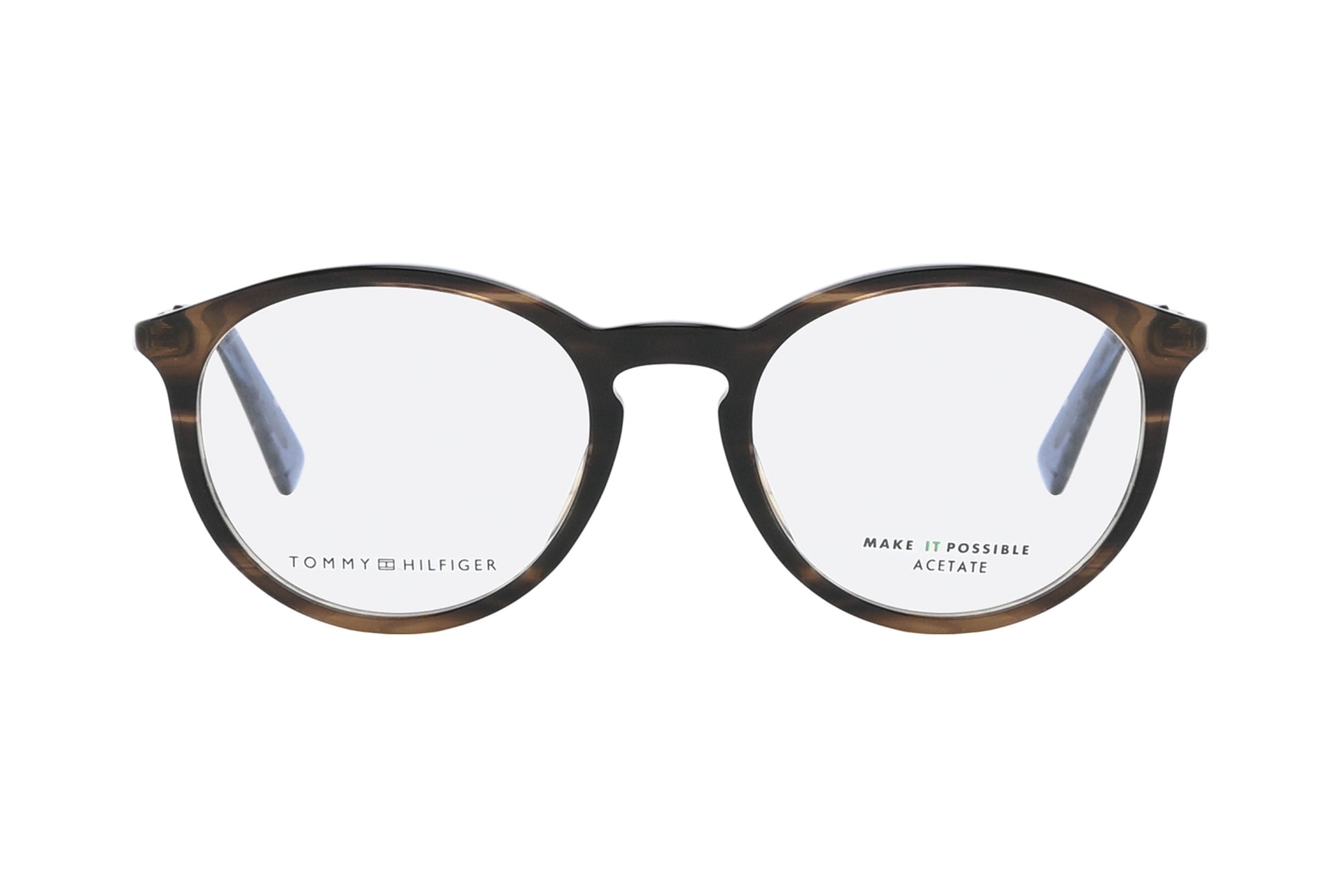 TOMMY HILFIGER TH1613/RE Black Brown Gold - EX4 Eyeglasses Frame