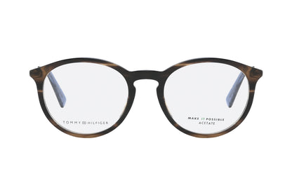 TOMMY HILFIGER TH1613/RE Black Brown Gold - EX4 Eyeglasses Frame