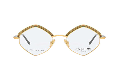 Eyepetizer TOMBER Gold Olive Mix Frame