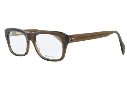 Brown eyeglasses with 'Ferenc Lam' branding on a white background