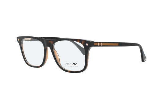 WEB WE5399 Havana Orange Brown - 056 Eyeglasses Frame