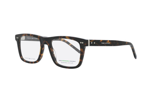 TOMMY HILFIGER TH1892 Havana Amber Black - 086 Eyeglasses Frame