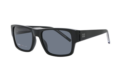 TOMMY HILFIGER TH2017/S Black Grey Blue - 807IR Sunglasses