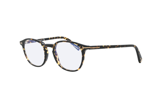 TOM FORD FT5583-B Graphite Amber Mix - 056 Eyeglasses