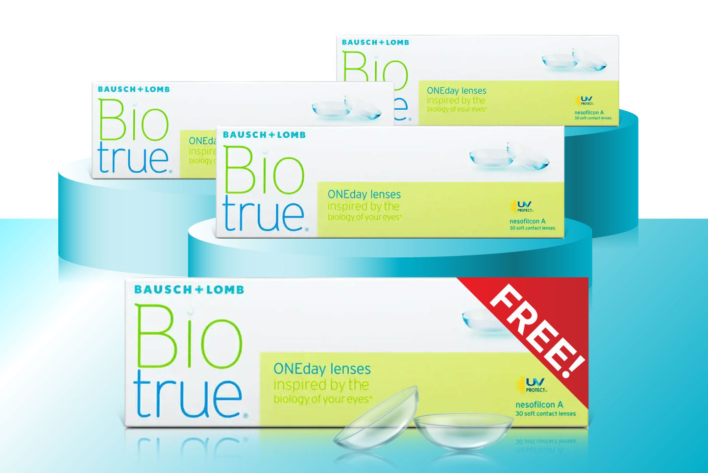 BUY 3 GET 1 BIOTRUE 1-DAY PACK OF 30