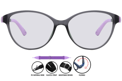 COLINE round eyeglasses in C5 color – unisex lightweight frame for daily wear

