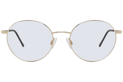 Close-up of LOOK Eyeglasses 6392 – front round frame in M1, highlighting lens and bridge details