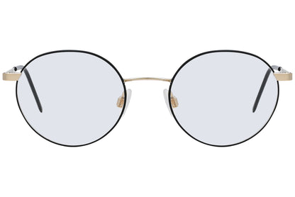 Close-up of LOOK Eyeglasses 6392 – front round frame in M6 color, showing bridge and lens curve