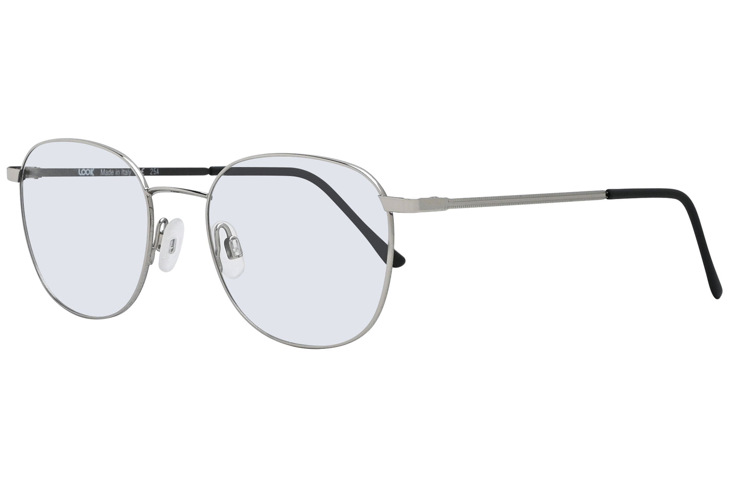 Side profile of LOOK Eyeglasses 6391 in M8 – round unisex frame with smooth temple design
