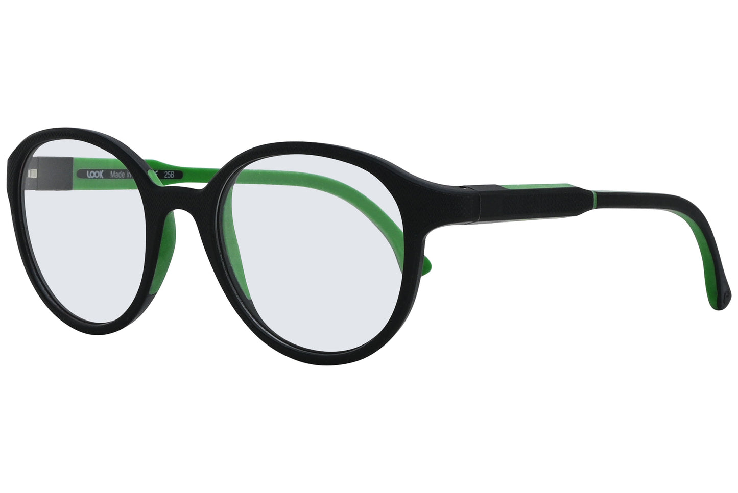 Side view of LOOK Eyeglasses 5358 in W1 – round frame with sleek, compact temple arms
