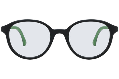 Close view  of LOOK Eyeglasses 5358 in W1 – round frame with sleek, compact temple arms