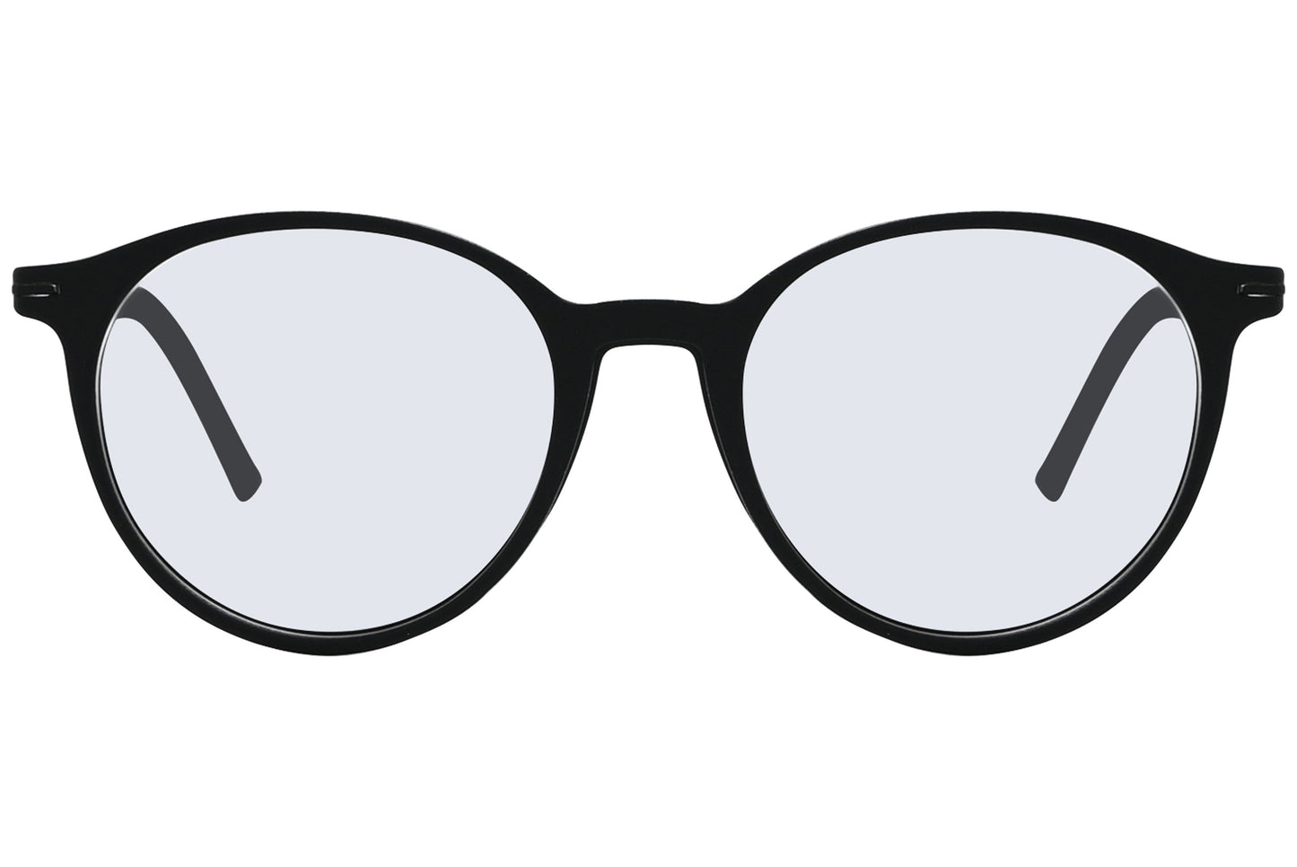  Close-up of LOOK Eyeglasses 4620 – front round frame in W1, showing smooth curves and classic bridge