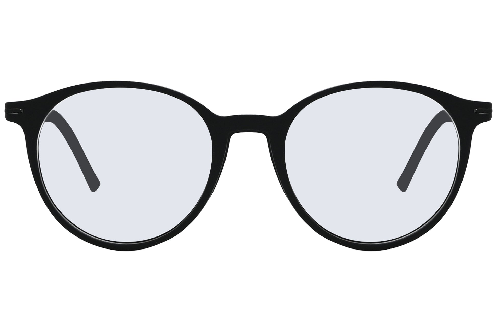  Close-up of LOOK Eyeglasses 4620 – front round frame in W1, showing smooth curves and classic bridge