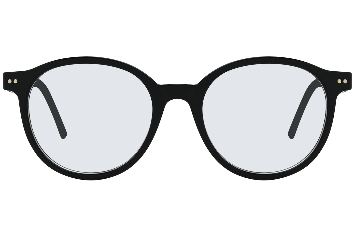 Close-up of LOOK Eyeglasses 5400 – front round frame in W1, showing lens shape and bridge detail