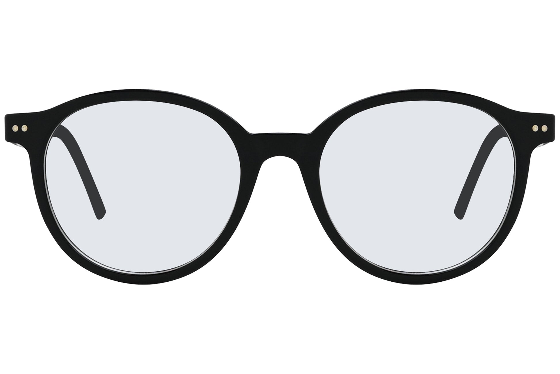 Close-up of LOOK Eyeglasses 5400 – front round frame in W1, showing lens shape and bridge detail