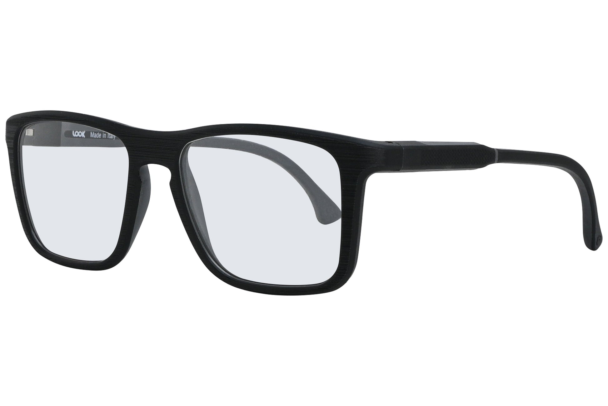 Side view of LOOK Eyeglasses 5338 in W1 – square unisex frame with slim arms and structured design
