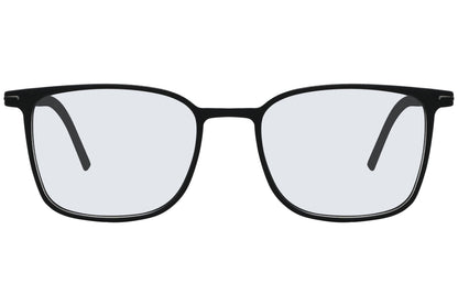 Close-up of LOOK Eyeglasses 4616 – front square frame in W1, highlighting sharp edges and clean bridge