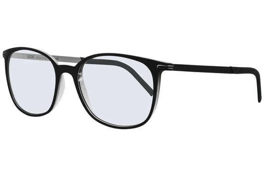 Side view of LOOK Eyeglasses 4619 in W1 – rectangular frame with clean white temple arms