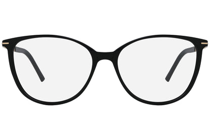 Close-up of LOOK Eyeglasses 4613 – front rectangular frame in W1, showing sharp lines and white bridge