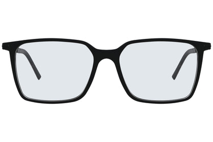Close-up of LOOK Eyeglasses 4610 – front square frame in W1, highlighting structured corners and bridge detail